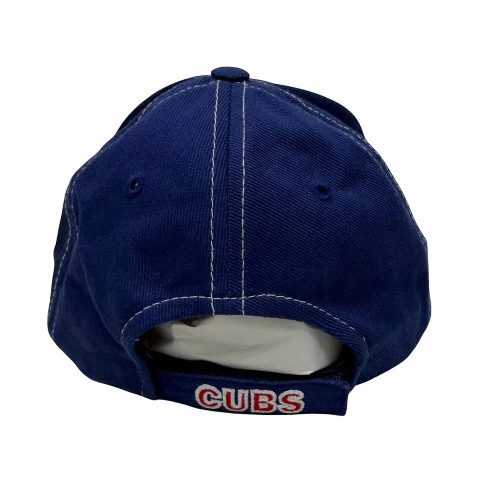 Chicago Cubs Fan Favorite Hat Cap Adjustable Red Cotton Embroidered Logo -Youth